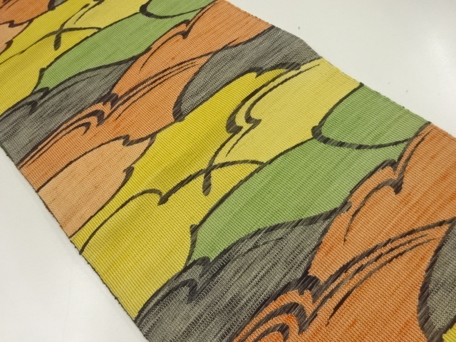 JAPANESE NAGOYA OBI / WOVEN CLOUD( 258 cm )